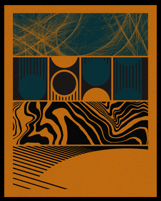 Bauhaus art #orange #66 static NFT preview