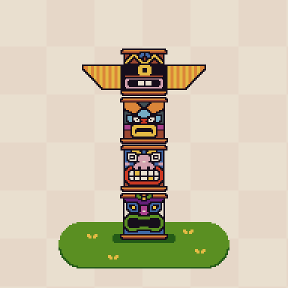 Tiki Totem #14 static token preview