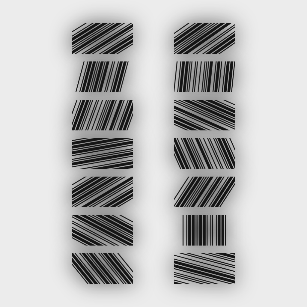 barcode(fxhash) #418 static NFT preview