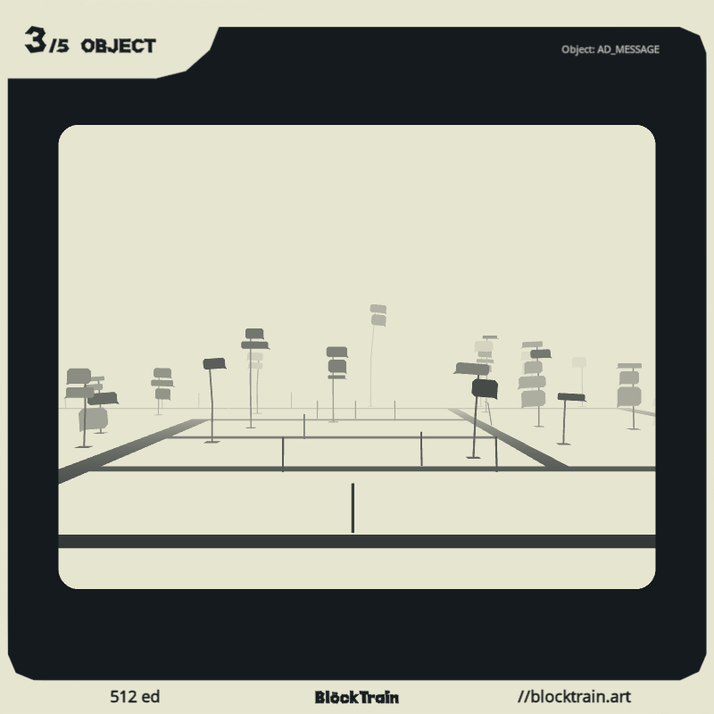 BlockTrain Object #95 static NFT preview