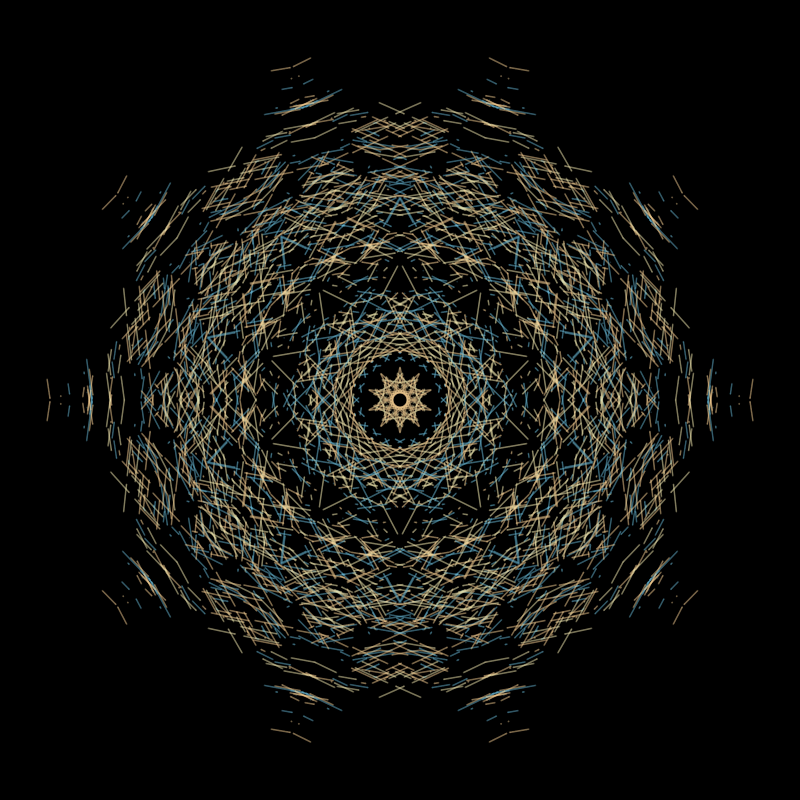 the thread in the pattern #113 static token preview