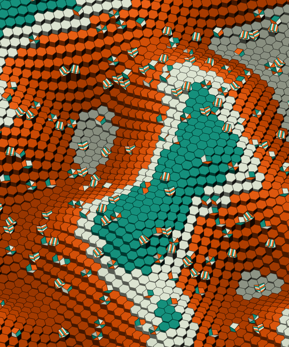 Hexscape #37 static NFT preview