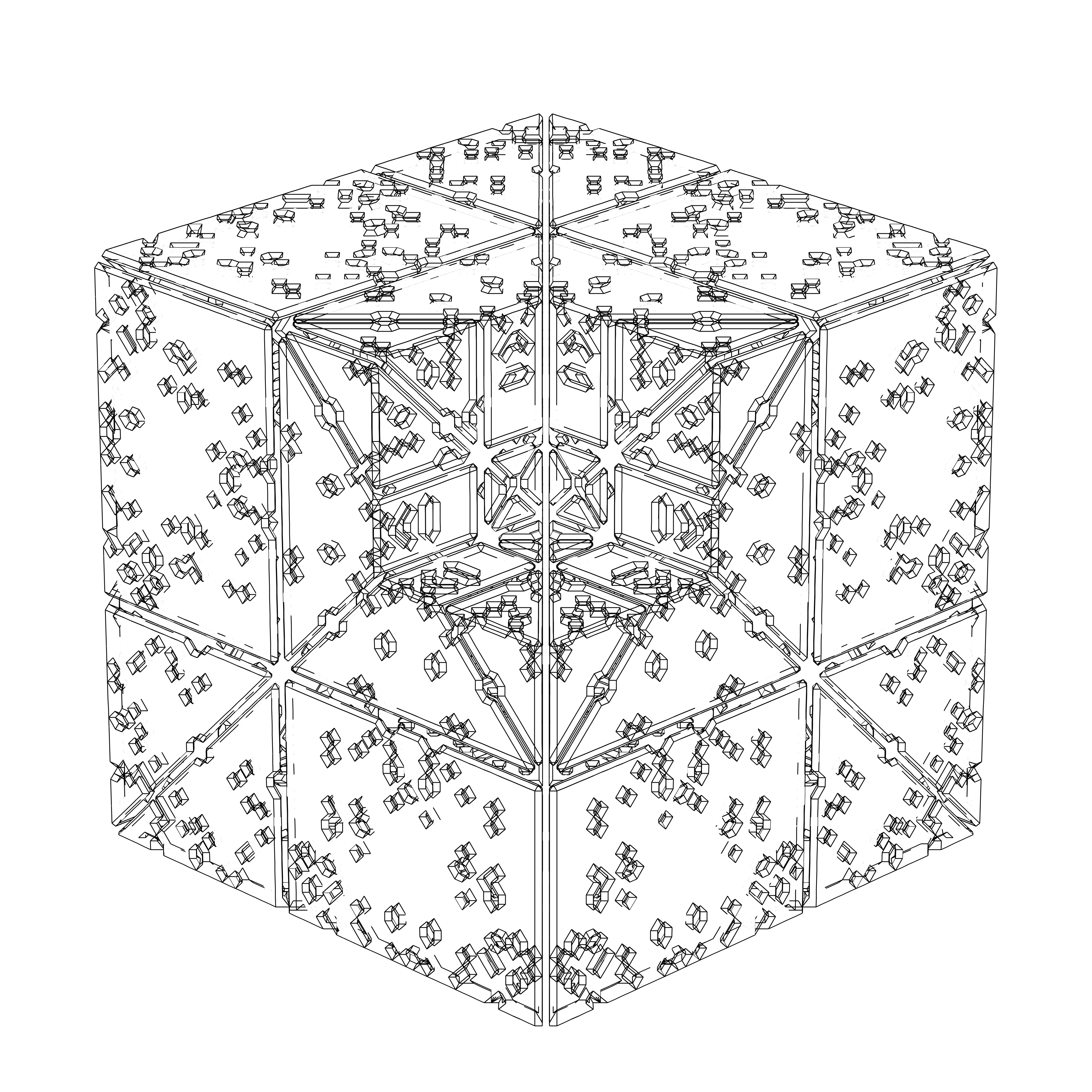 LL21 Alien Art Cube #701 static NFT preview