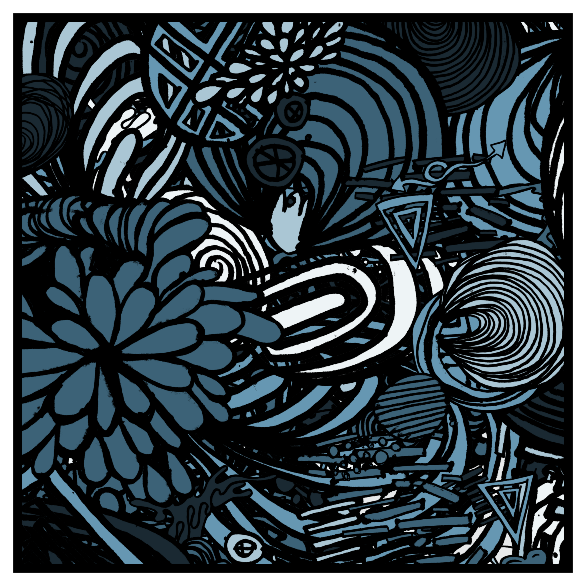 Teal Iron Elaphrosaurus #84 static token preview