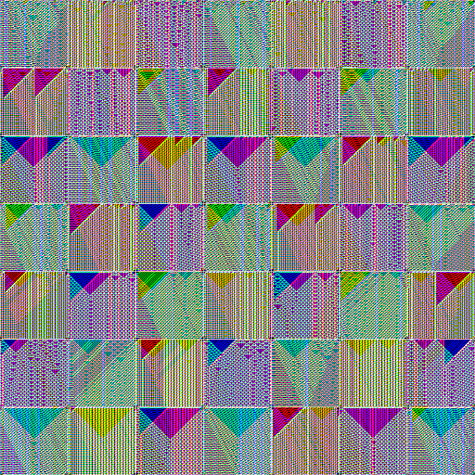 RULES (for Elementary Cellular Automata) #140 static NFT preview