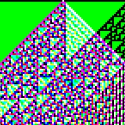 RGB Elementary Cellular Automaton #364 static NFT preview