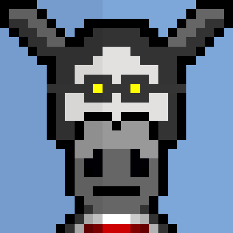 Morixels Donkey #66 static NFT preview