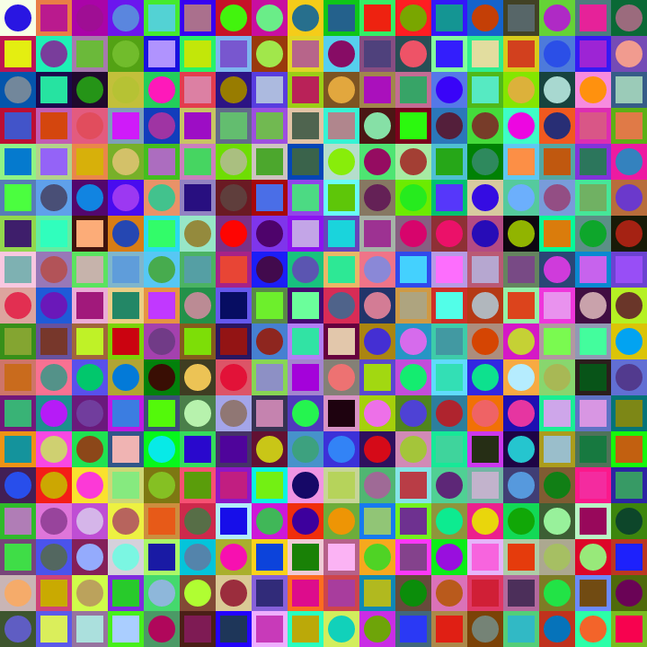 Square Dot Composition #161 static token preview