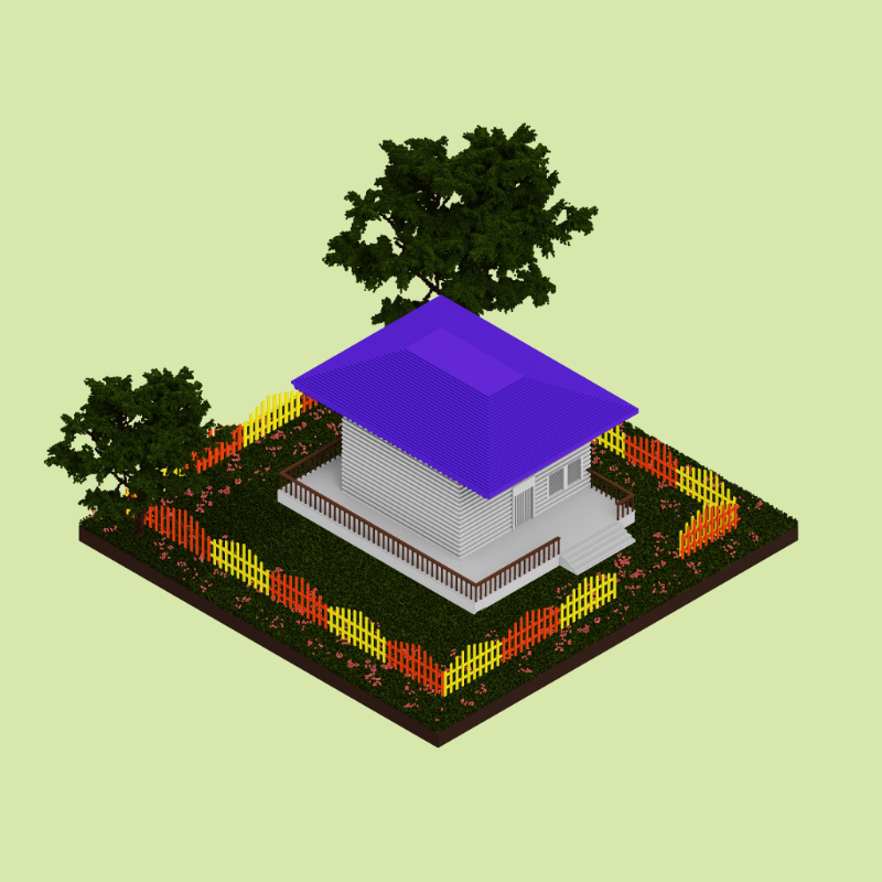 Pastel cottages #60 static token preview
