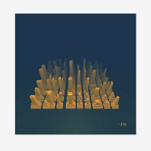 Manhattan 1916 #75 static NFT preview