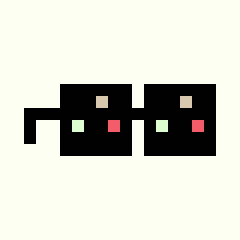 Coded Nouns Glasses #97 static token preview