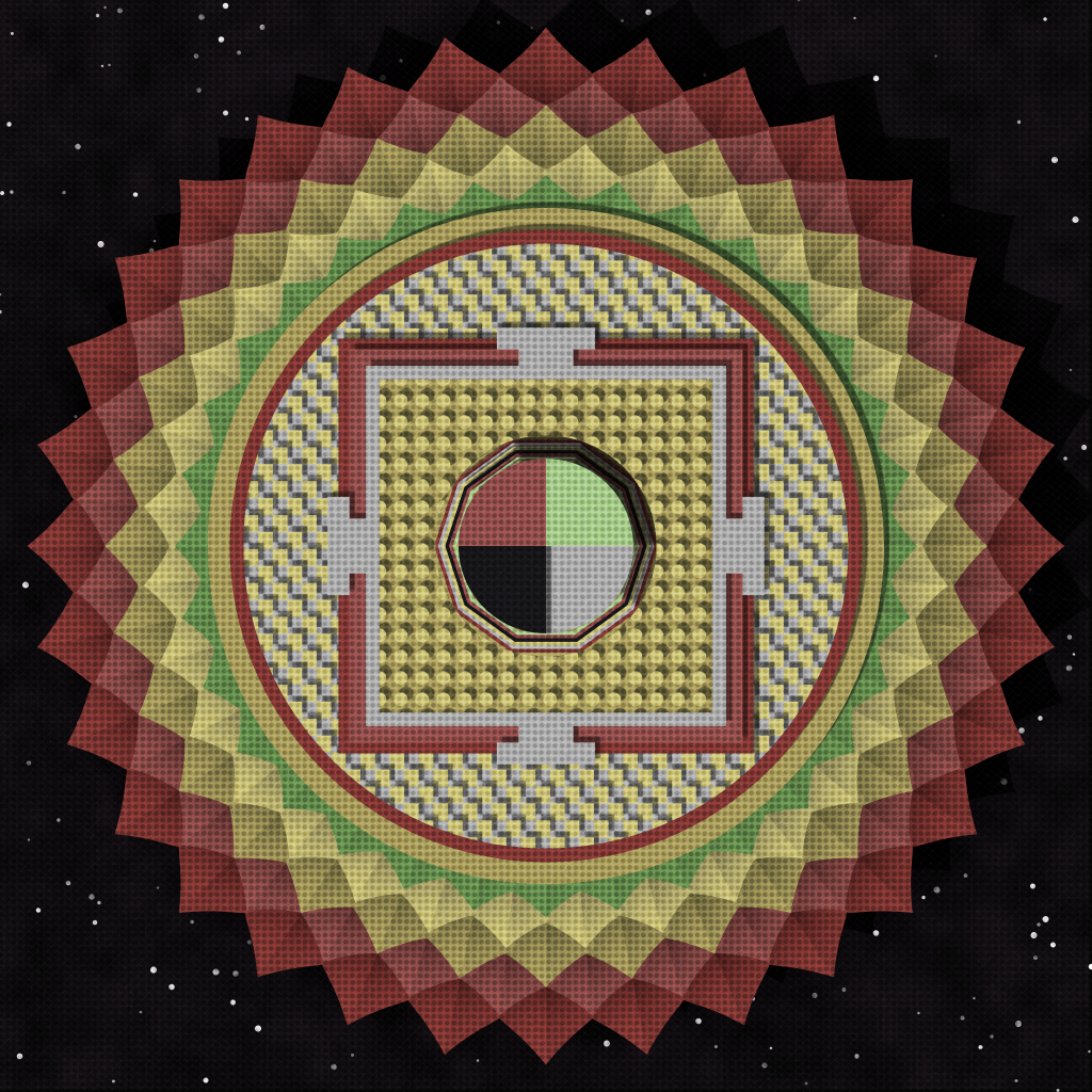 Paper Mandala #100 static NFT preview