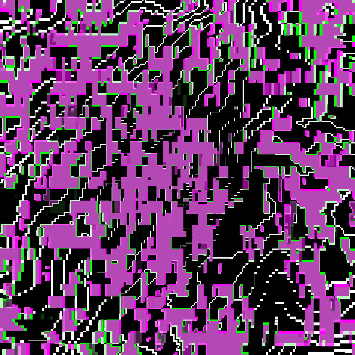 Pixel Topography #4 static NFT preview