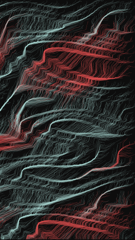 Algoscapes | Rock-face #199 static token preview