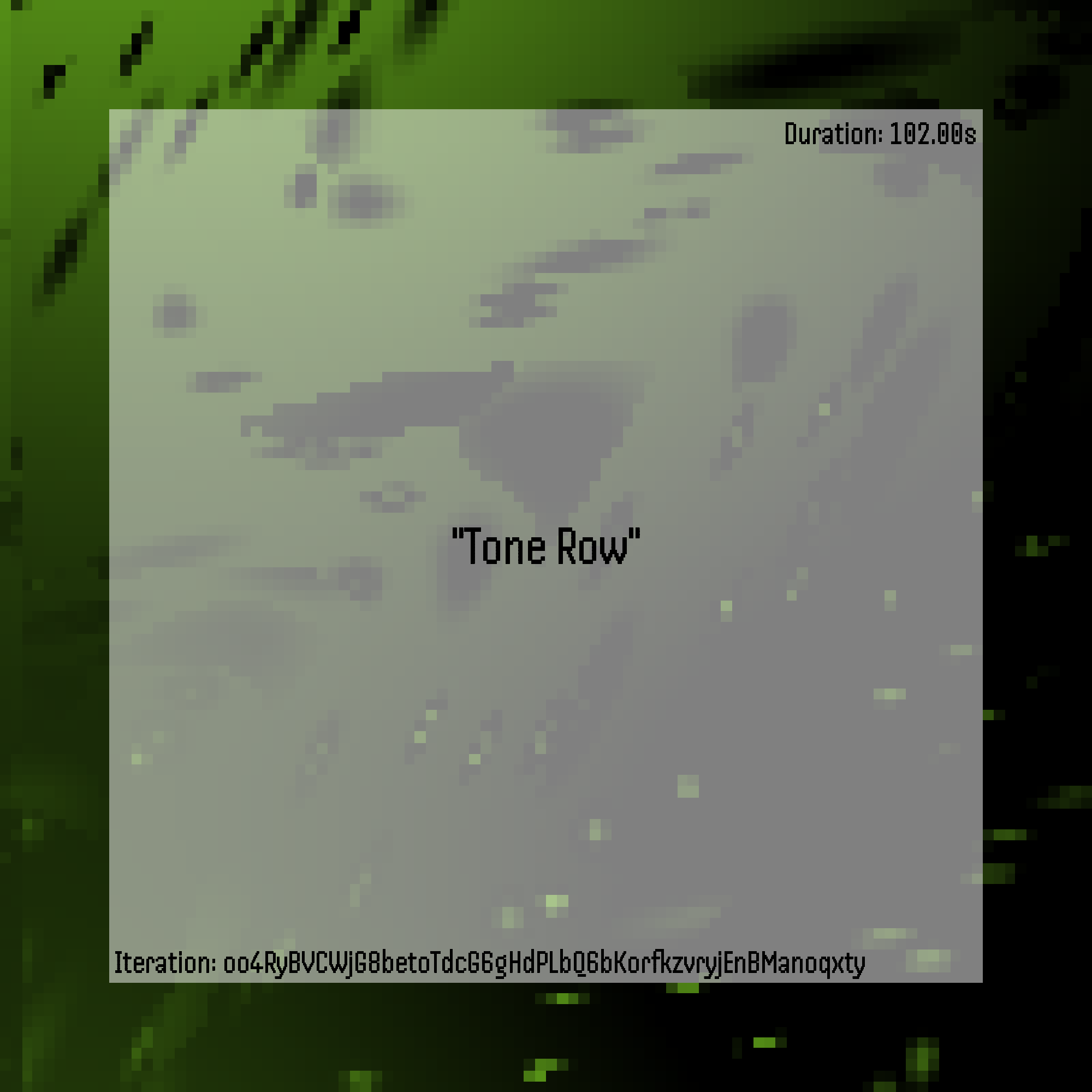 Tone Row #39 static NFT preview