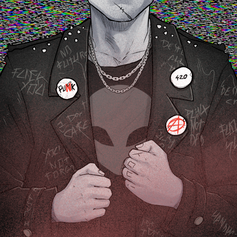 PUNX NOT DEAD #586 static token preview