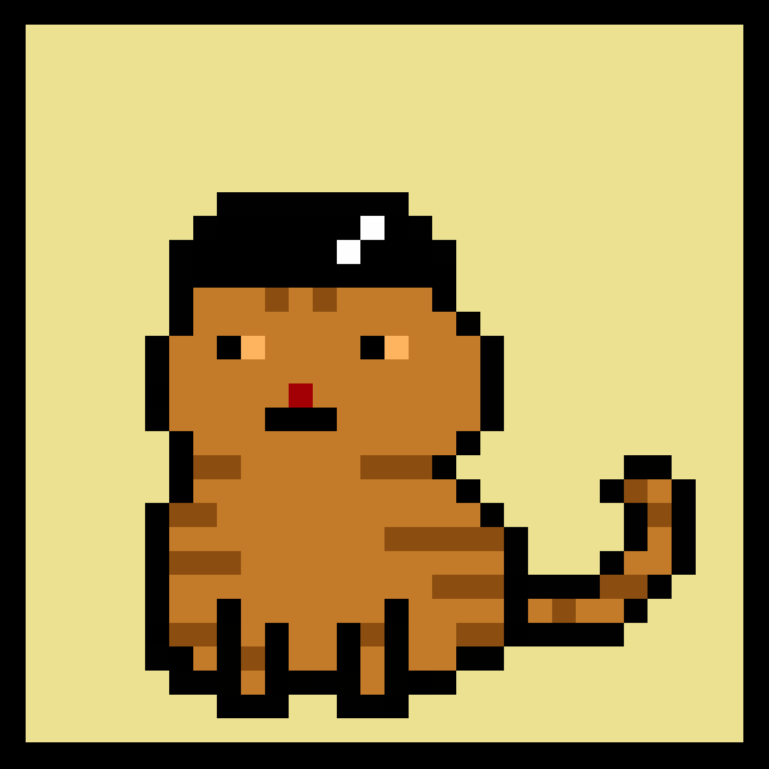 Lazy Kitties #107 static token preview