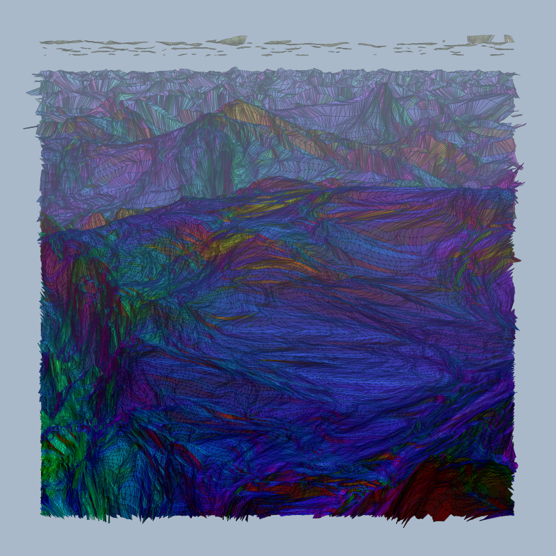 Mountain View #34 static NFT preview