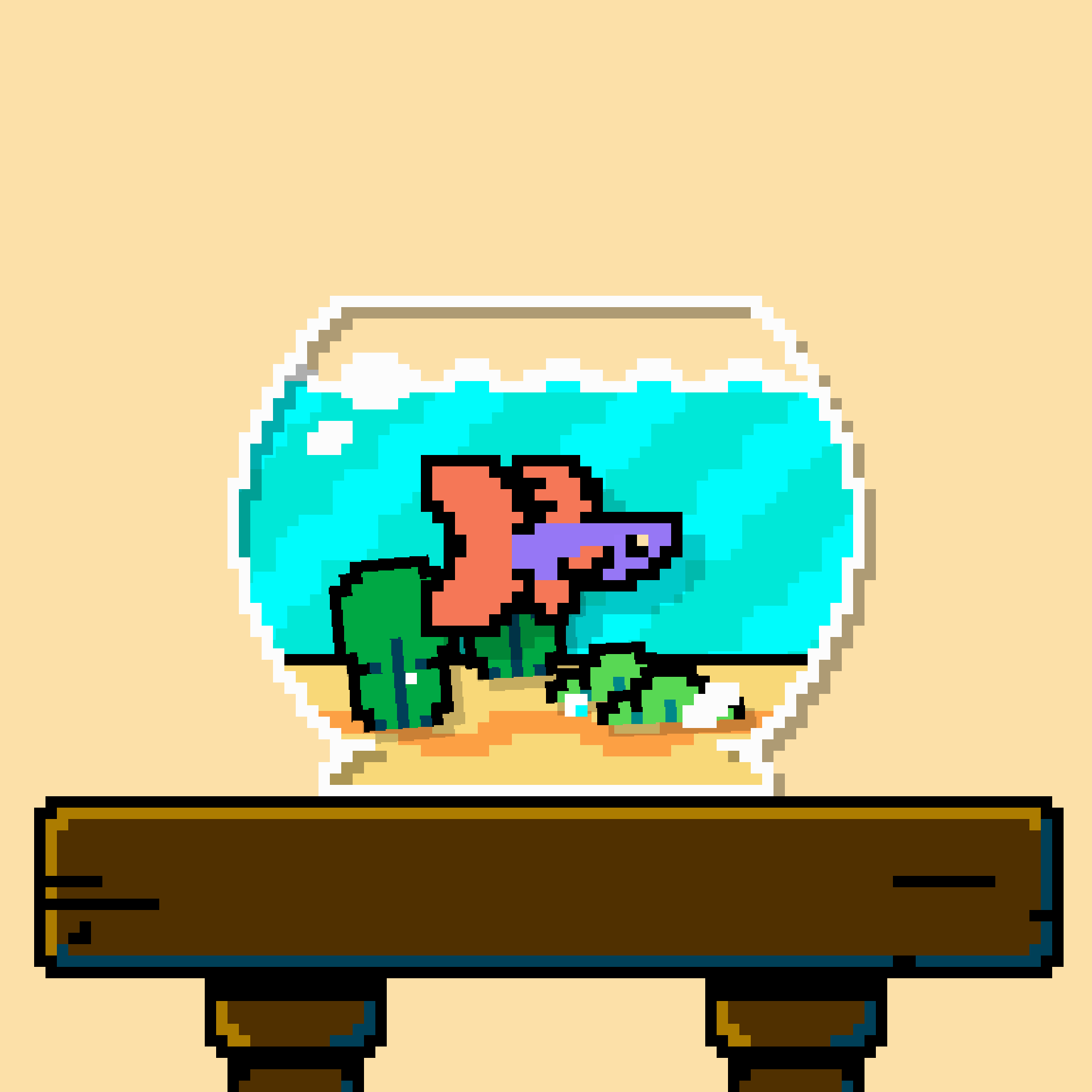 betta fish #624 static token preview