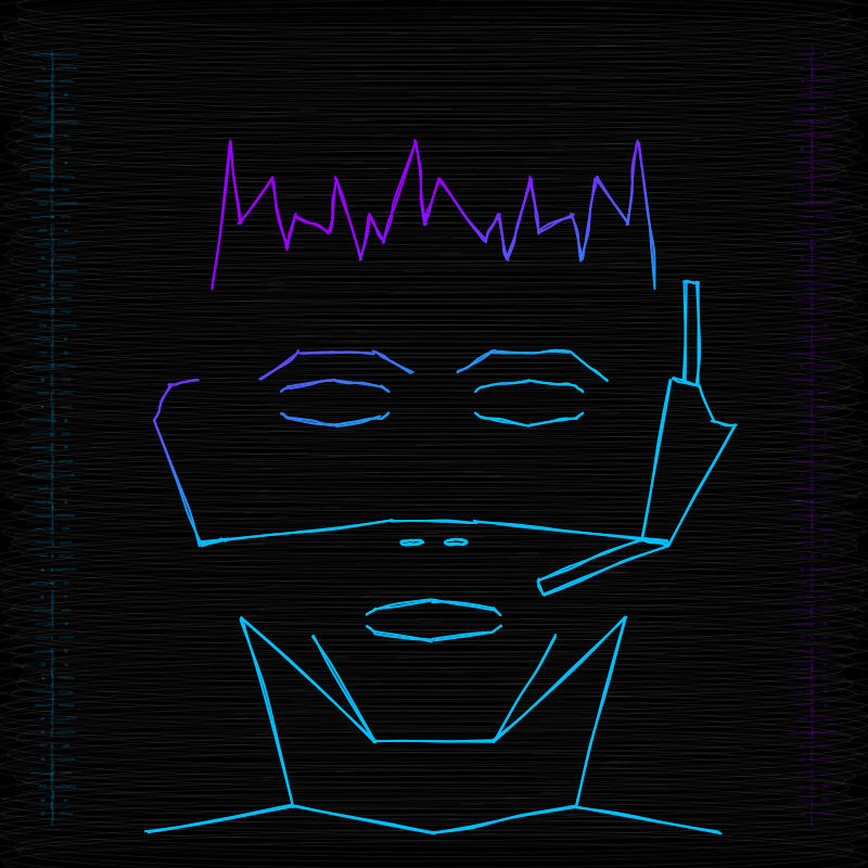 eighTZ sketch gang #77 static NFT preview