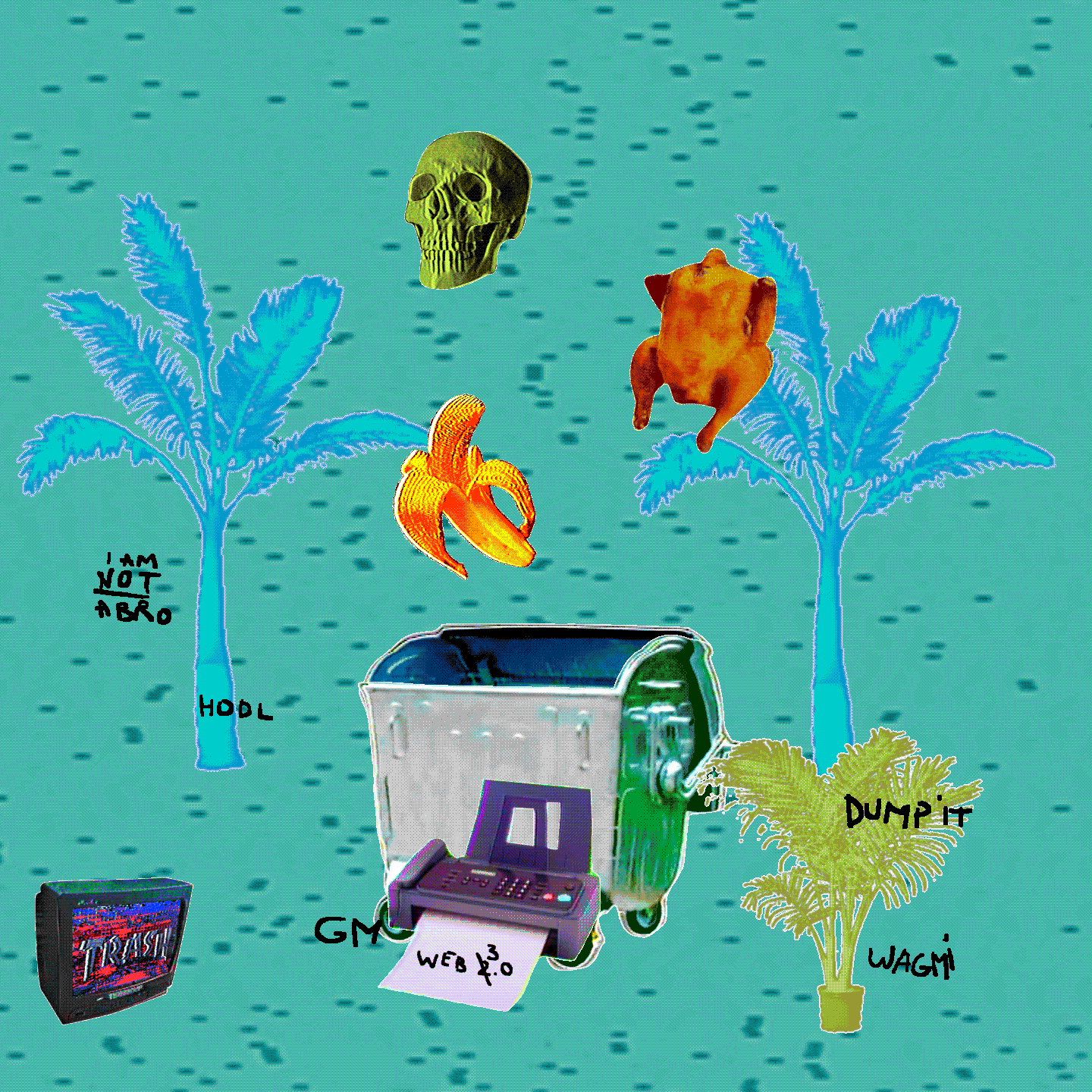 TRASH Erector V 1.0 #151 static NFT preview