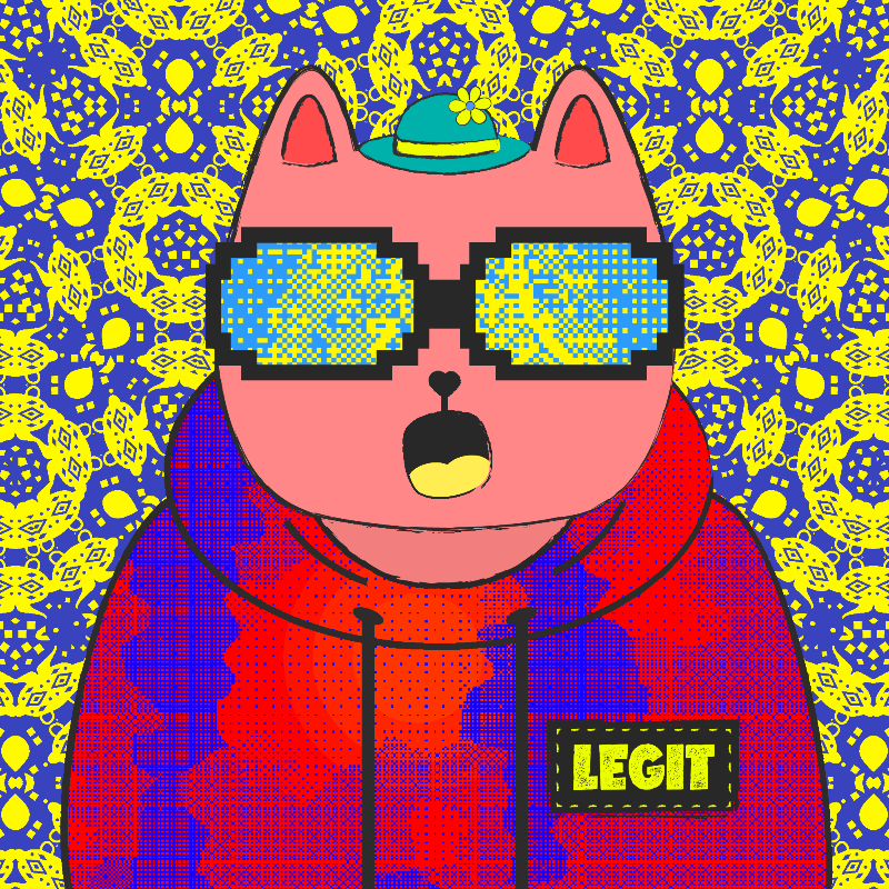 hash cats – genesis #241 static NFT preview