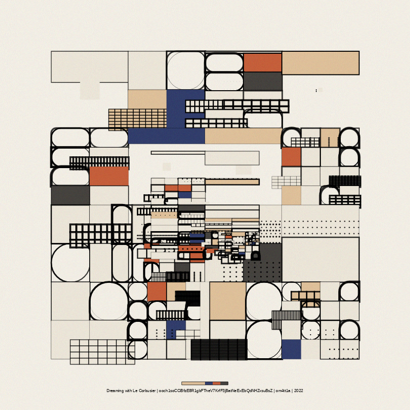 Dreaming with Le Corbusier #133 static NFT preview