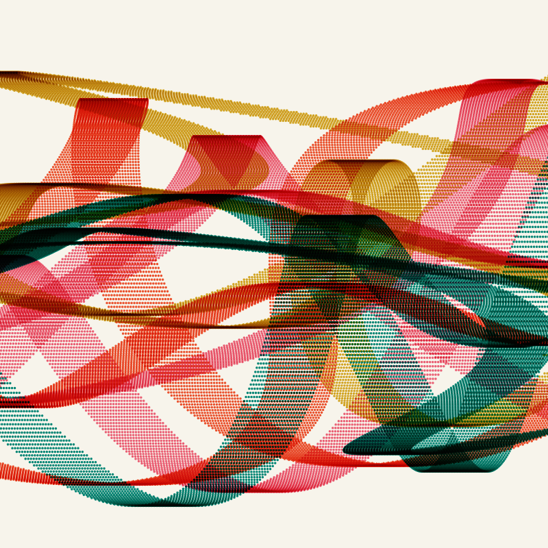Ben Day Ribbons #2 static NFT preview