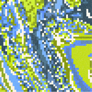 Hydrangea & Patchwork #411 static NFT preview