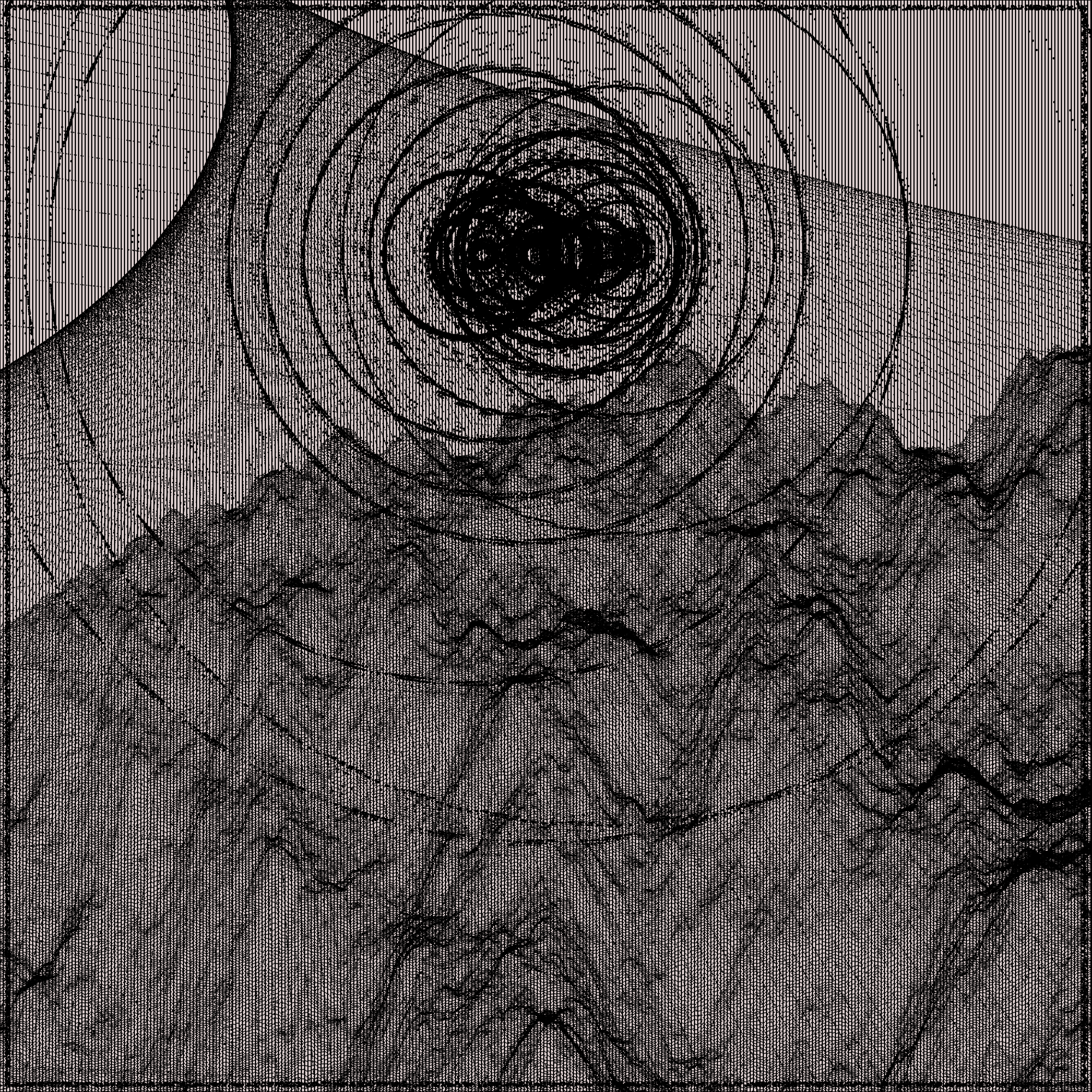 Surreal classic generative landscape #36 static NFT preview