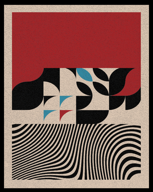 Bauhaus art #red #61 static token preview