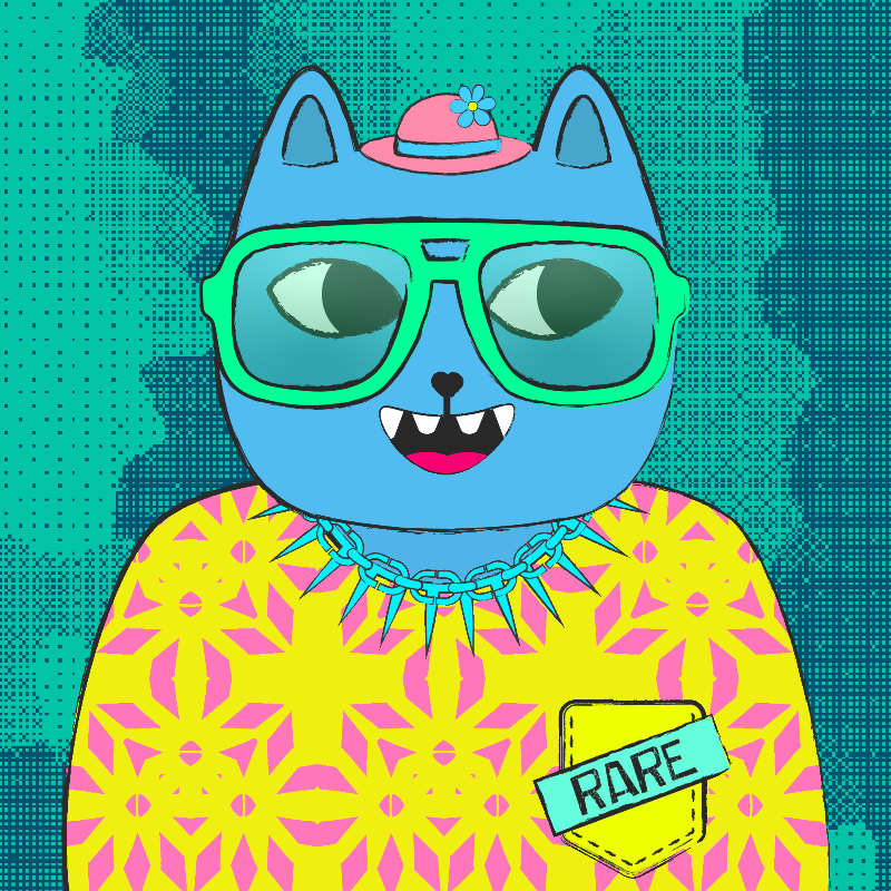 hash cats – genesis #141 static NFT preview
