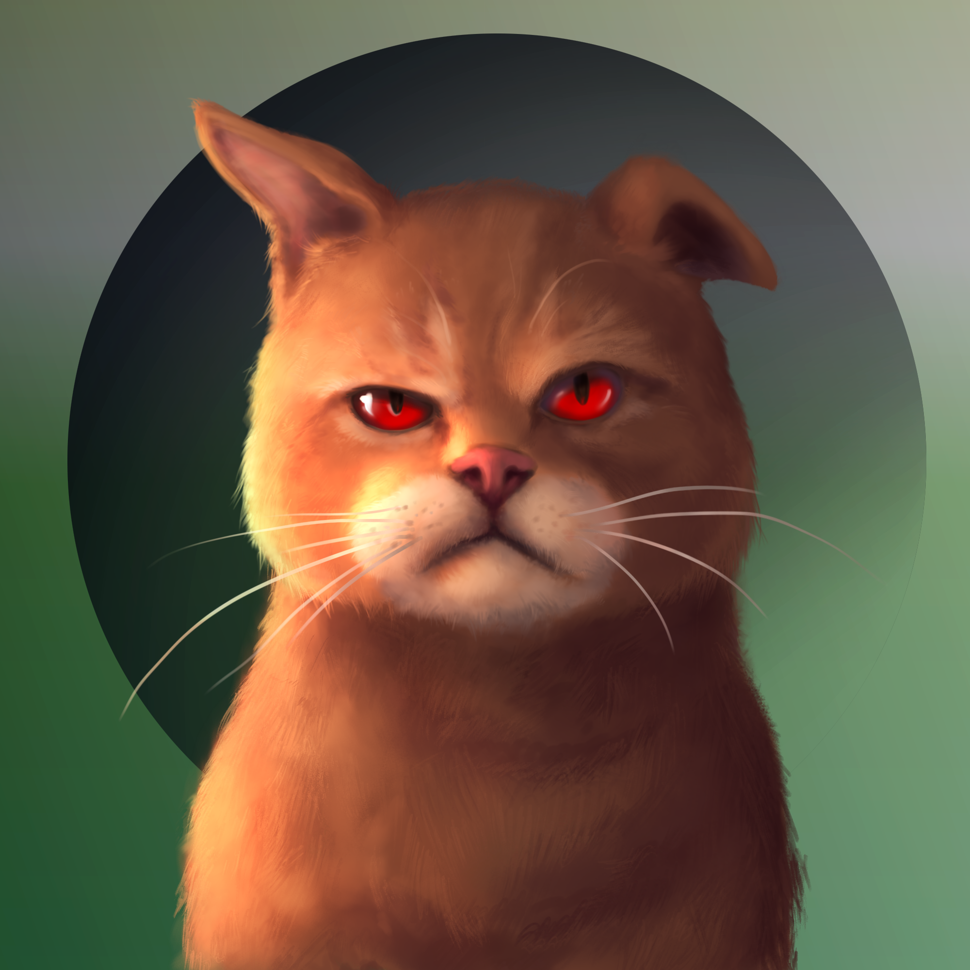 Gangsta Cat #12 static token preview