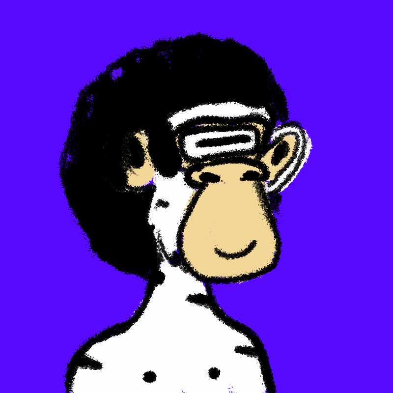 Drawed apes jetski club #15 static token preview