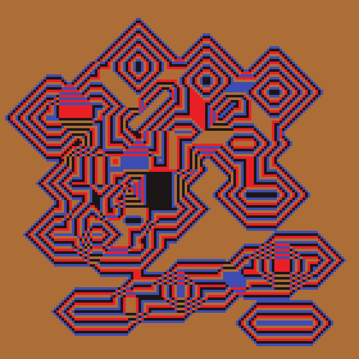 Superimposed Octagonal Pyramids #90 static NFT preview