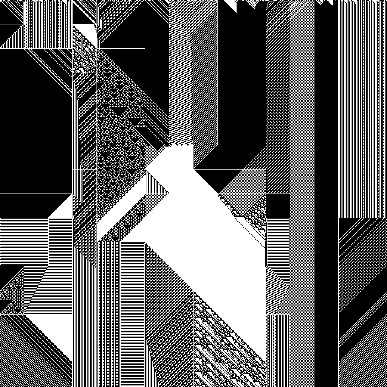 RULES (for Elementary Cellular Automata) #472 static token preview