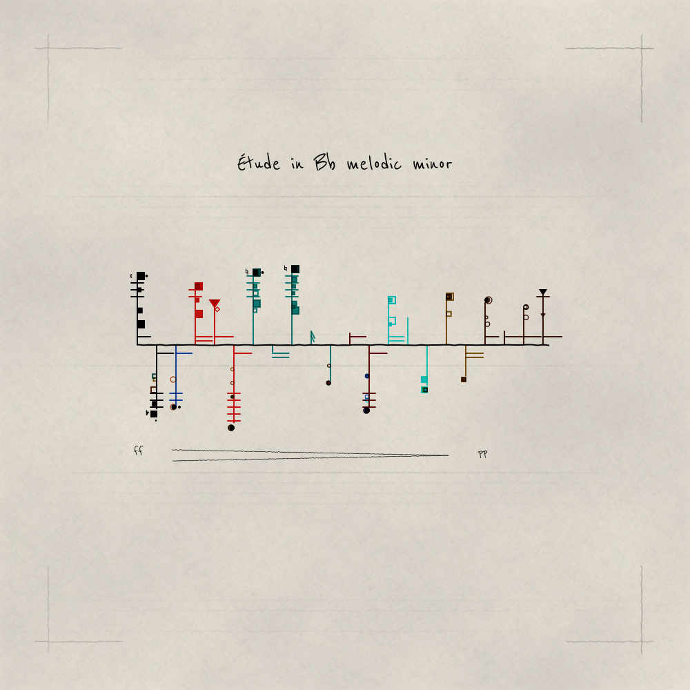 Études(Reissued) #165 static NFT preview