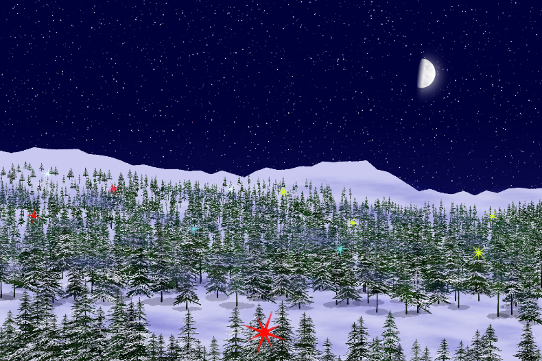 Evergreen Lights #137 static NFT preview