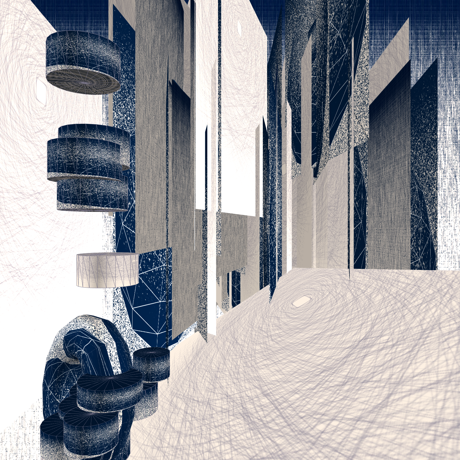 Lost in multidimensional planes #113 static NFT preview