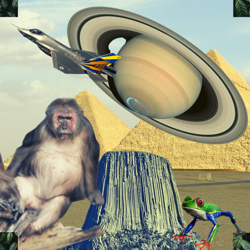 Banana & Pepe on mysterious trips #24 static token preview