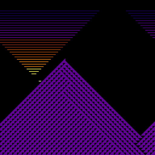 Cellular Mountains #28 static NFT preview