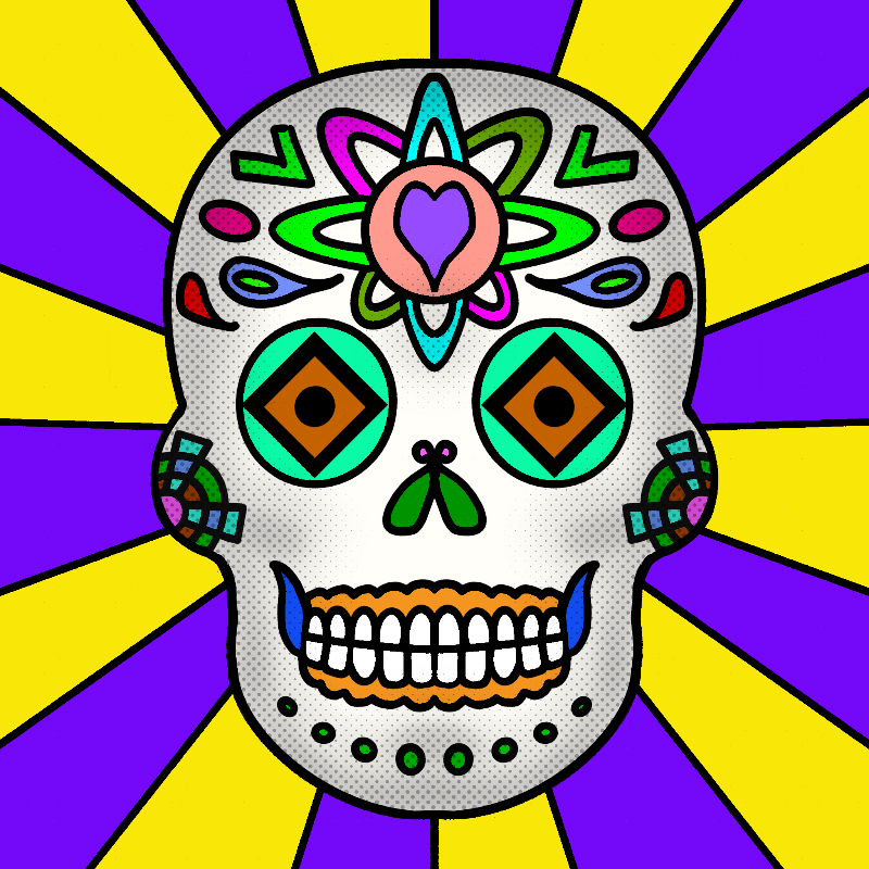 Sugar Skulls #83 static NFT preview