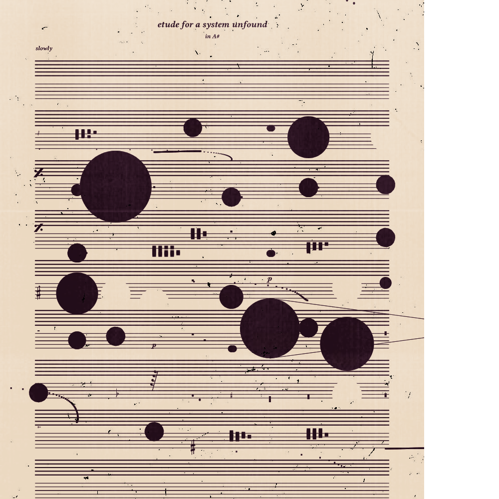 etude for a system unfound #195 static NFT preview
