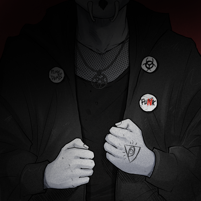PUNX NOT DEAD #312 static token preview
