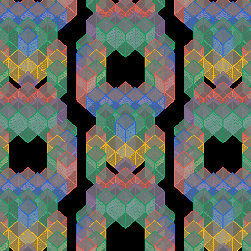 3D Pattern: BLOCK #38 static NFT preview