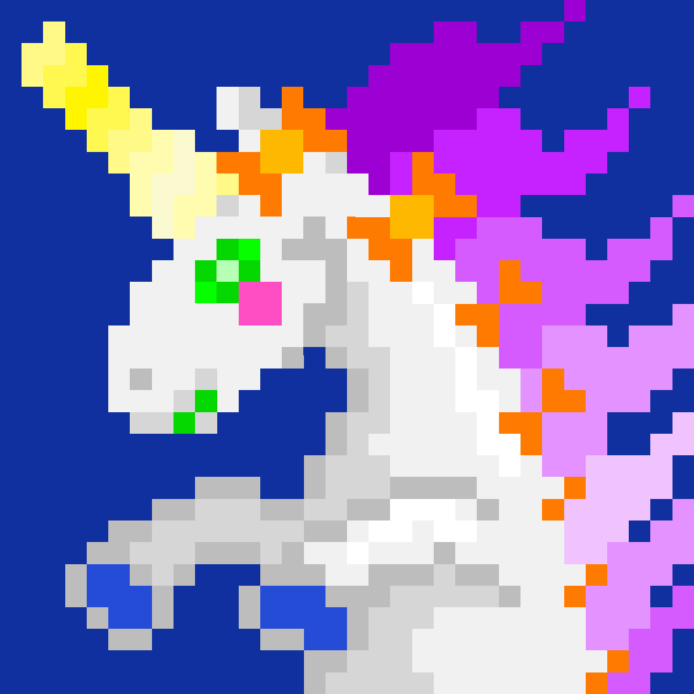 Unicorn #313 static NFT preview