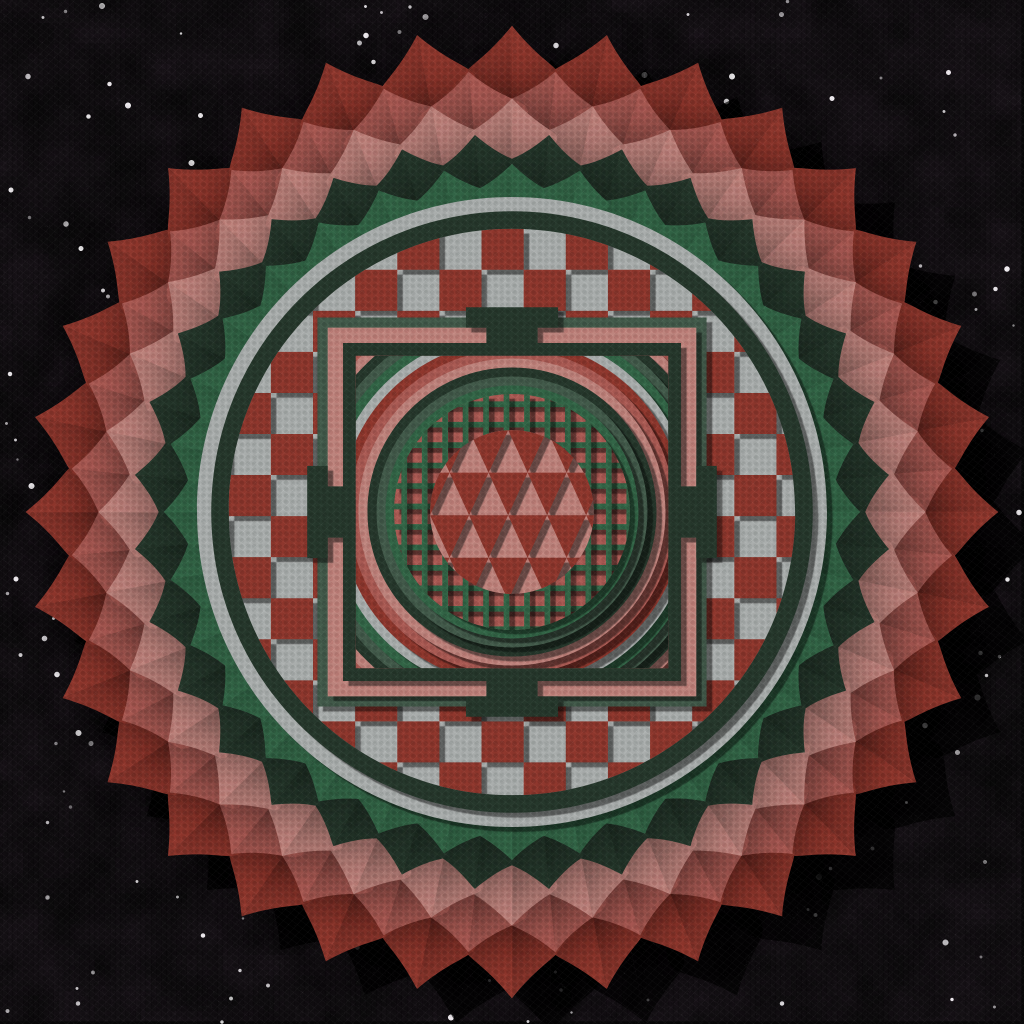 Paper Mandala #323 static token preview