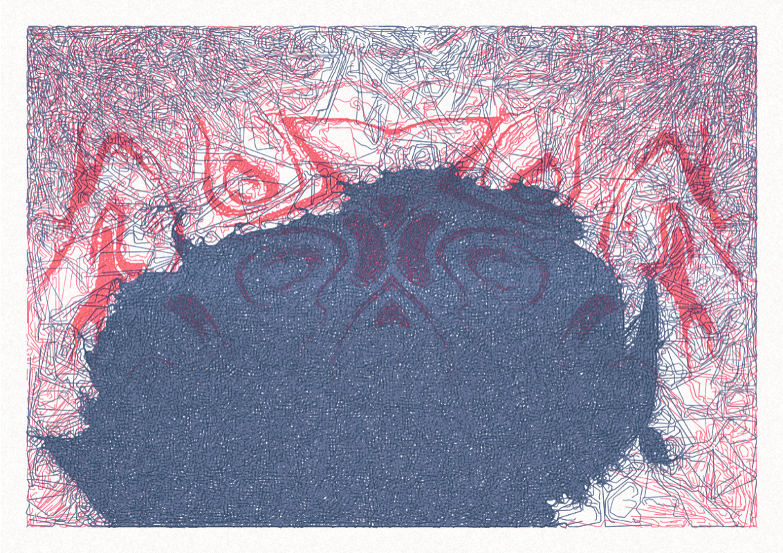 Plottable Mandelglitch #75 static NFT preview