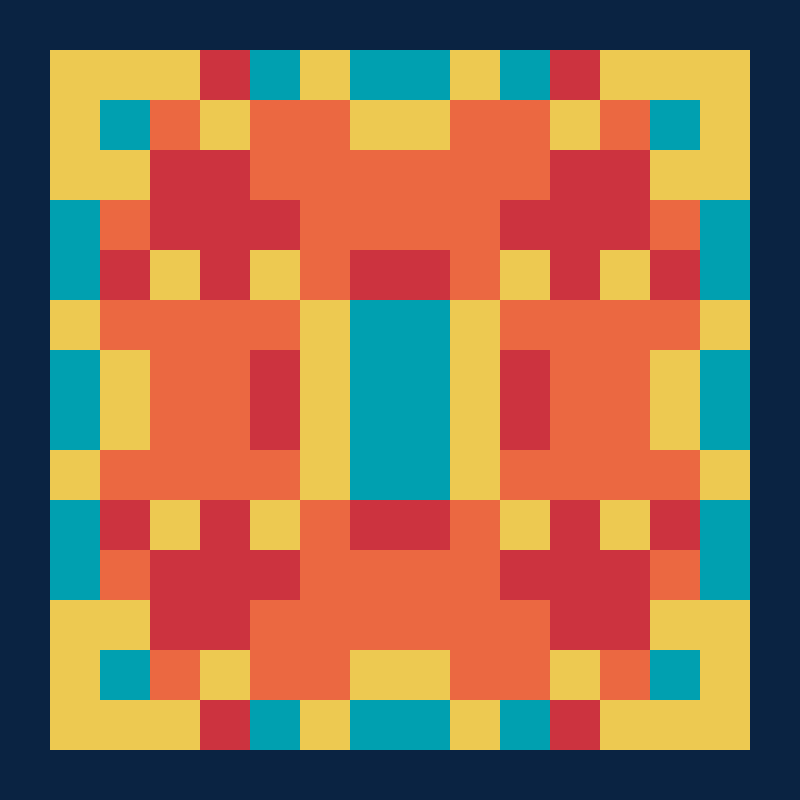 Pixel Mandala #46 static token preview