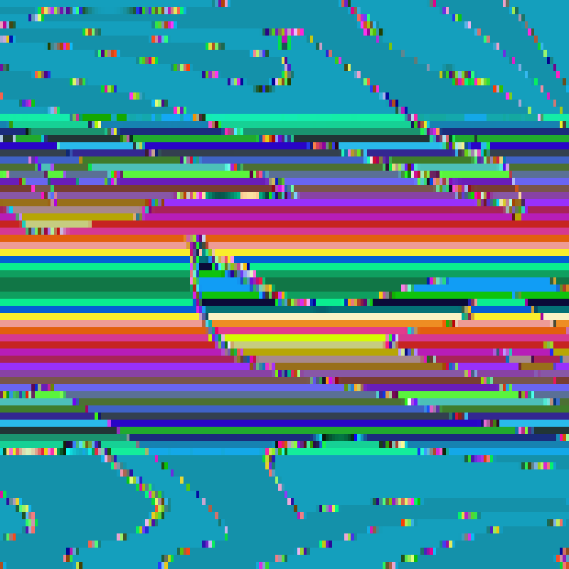 Pixel Flood #890 static NFT preview